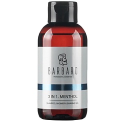 Гель для душа 3 в 1 MENTHOL