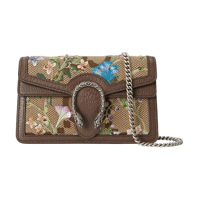 GUCCI Сумка Dionysus Canvas With Leather Crossbody Bag (Basic Set Box GUCCI Сумка Dionysus Canvas With Leather Crossbody Bag (Basic Set Box