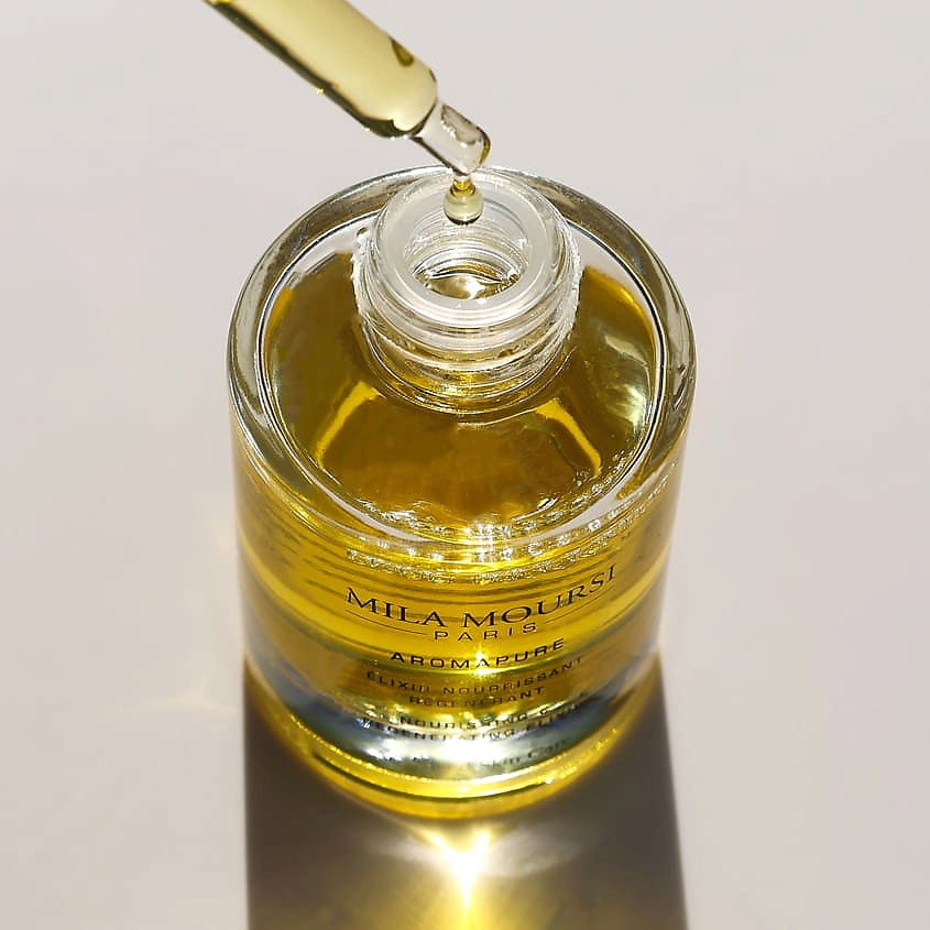MILA MOURSI Восстанавливающий ночной эликсир Aromapure - Nourishing & Regenerating Elixir – фото 4