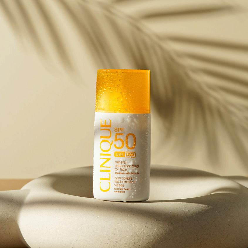 CLINIQUE Солнцезащитный минеральный флюид для лица Mineral Sunscreen Fluid For Face SPF 50 – фото 3