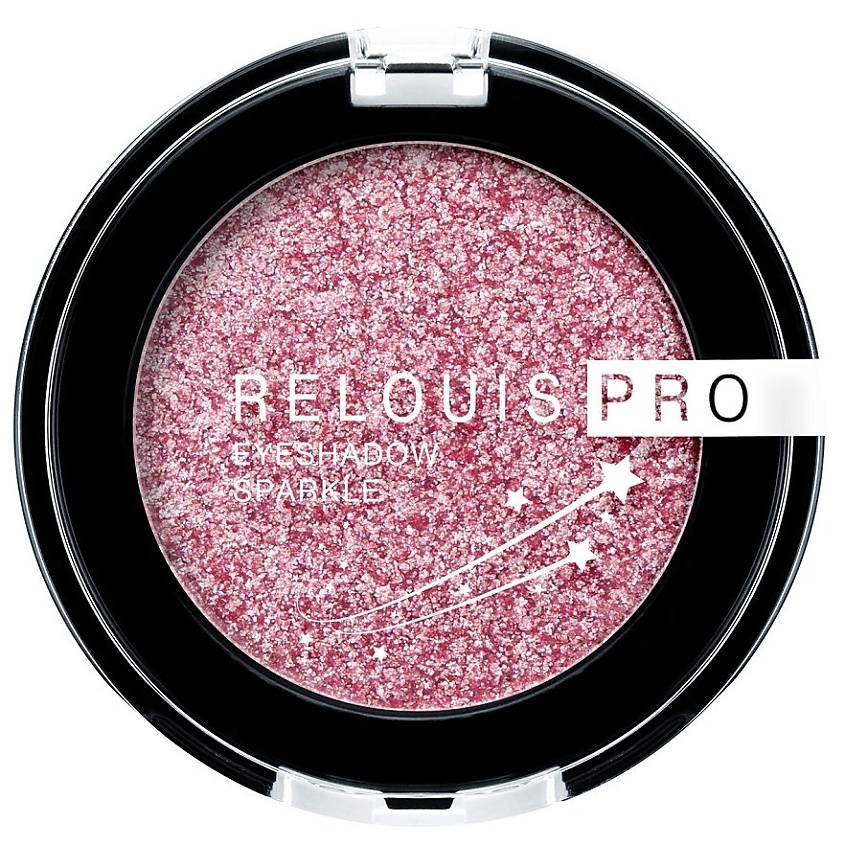 Изображение товара RELOUIS Тени "Pro Eyeshadow Sparkle", тон 03 Candy pink