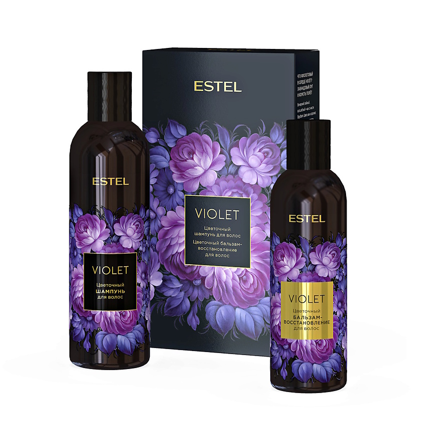 Изображение товара ESTEL PROFESSIONAL Набор для волос VIOLET цветочный, 250 мл; 200 мл
