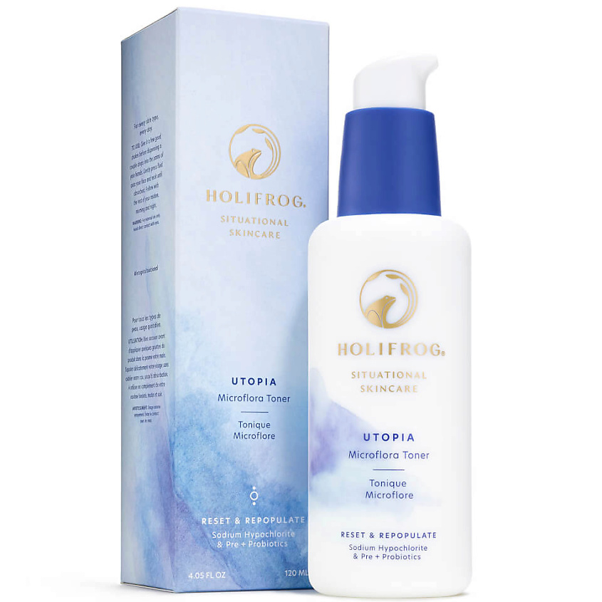 Изображение товара HOLIFROG Балансирующий тонер с пребиотиками и пробиотиками Utopia Microflora Toner, 120 мл