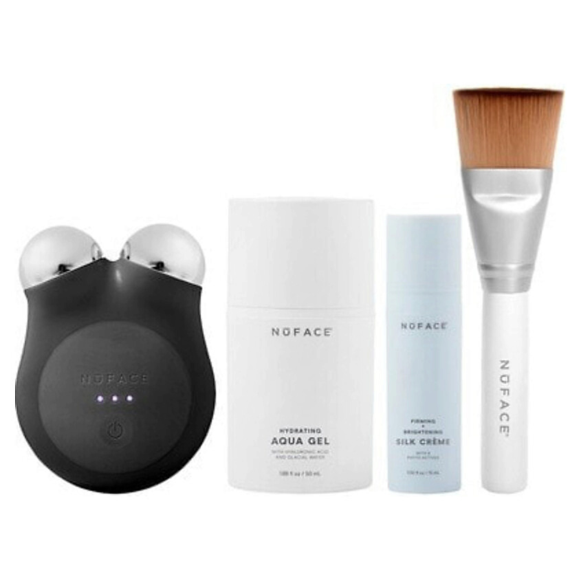 Изображение товара NUFACE Стартовый набор Mini+ Starter Kit Midnight Black, 1 шт.