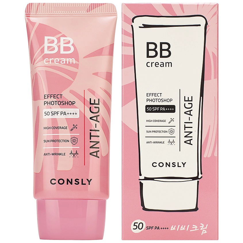 Изображение товара CONSLY Антивозрастной BB-крем с эффектом фотошопа SPF50/PA++++ Anti-Age, 50 мл