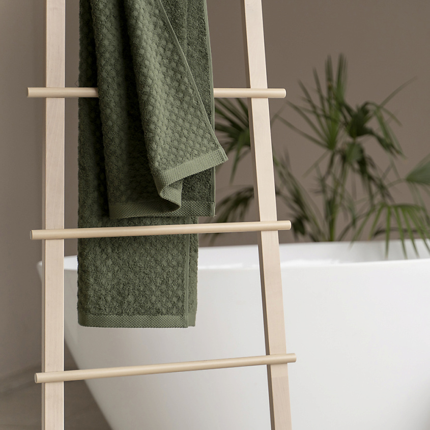 Изображение товара Махровое полотенце Pasionaria Мемо 70х140 см Болотный цвет