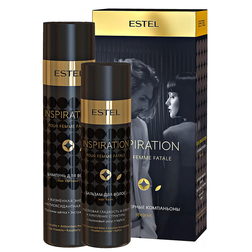 Изображение товара ESTEL PROFESSIONAL INSPIRATION парфюмерный набор для волос с шампунем и бальзамом 250 мл
