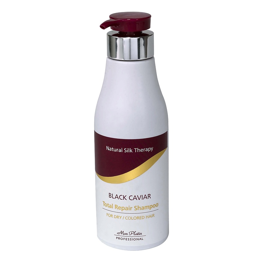 Изображение товара MON PLATIN Шампунь, восстанавливающий PН баланс, для сухих волос с экстрактом черной икры, 500 мл