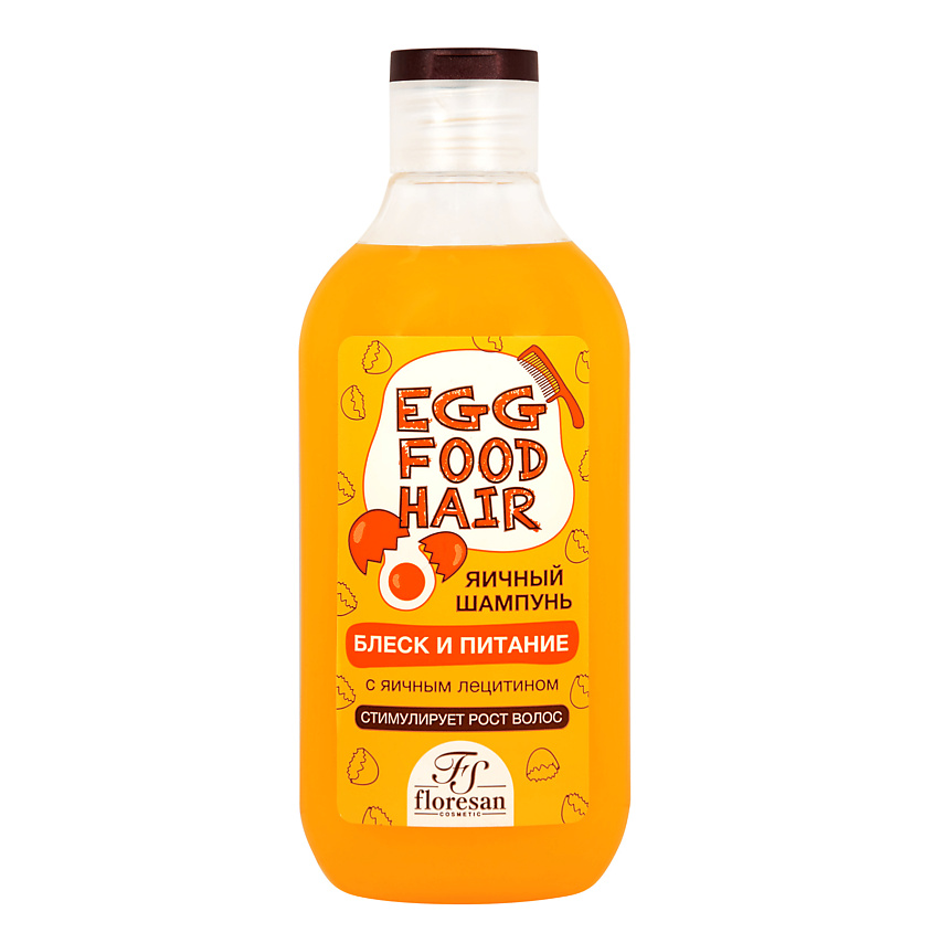 Изображение товара FLORESAN Шампунь для волос Яичный для стимуляции роста волос, 300 мл