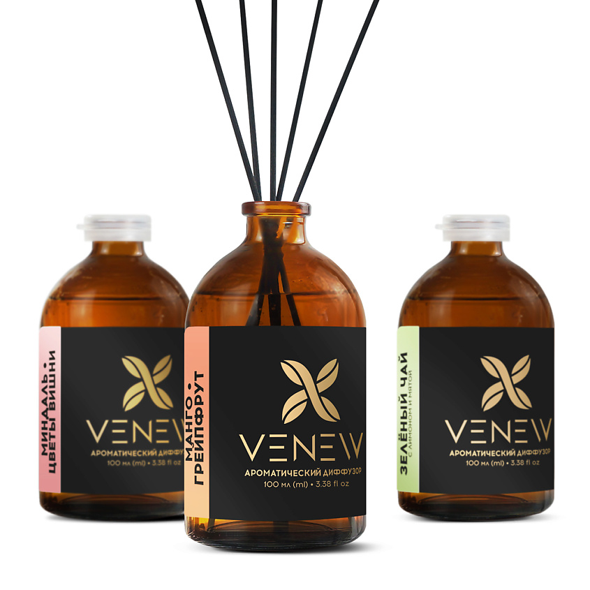 Изображение товара VENEW Набор диффузоров для дома, 3х100 мл