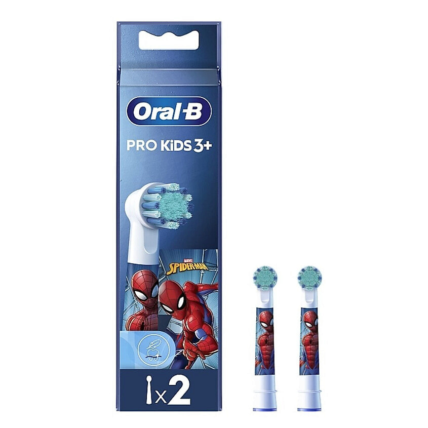 Изображение товара ORAL-B Насадки для детской электрической зубной щетки "Человек паук", 2 шт.