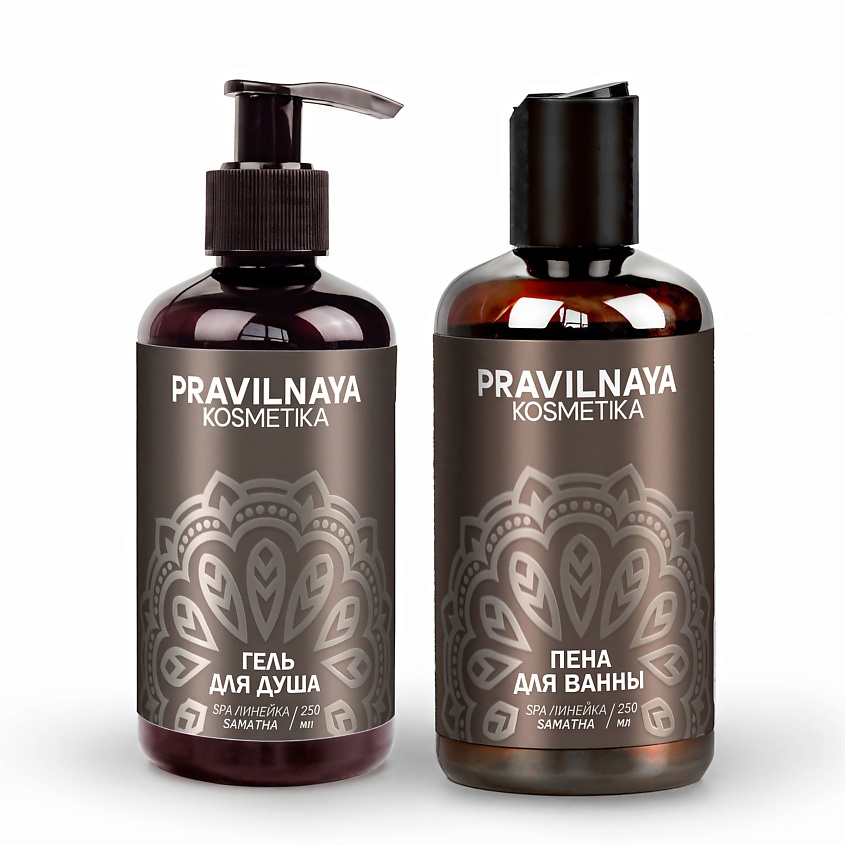 Изображение товара P+K PRAVILNAYA KOSMETIKA Подарочный набор косметики: гель для душа и пена для ванны, 1 шт.