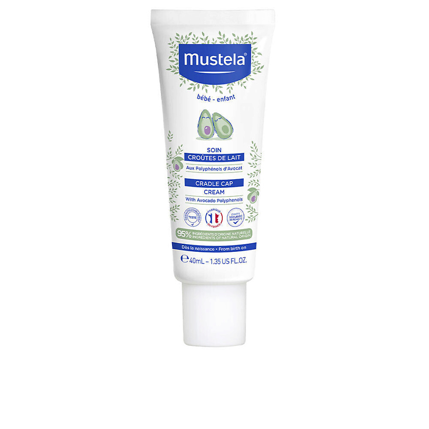 Изображение товара MUSTELA Крем от молочных корочек на голове Cradle Cap Cream, 40 мл