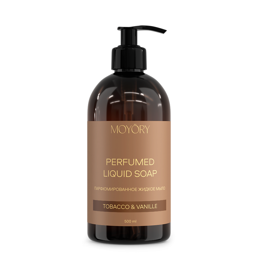 Изображение товара Жидкое мыло для рук и тела MOYÖRY Tobacco & Vanille 500 мл парфюмированное