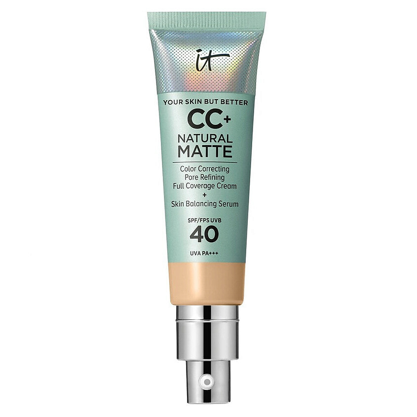 Изображение товара IT COSMETICS CC+ крем с матовым финишем и SPF40 Your Skin But Better Natural Matte, Light Medium Warm