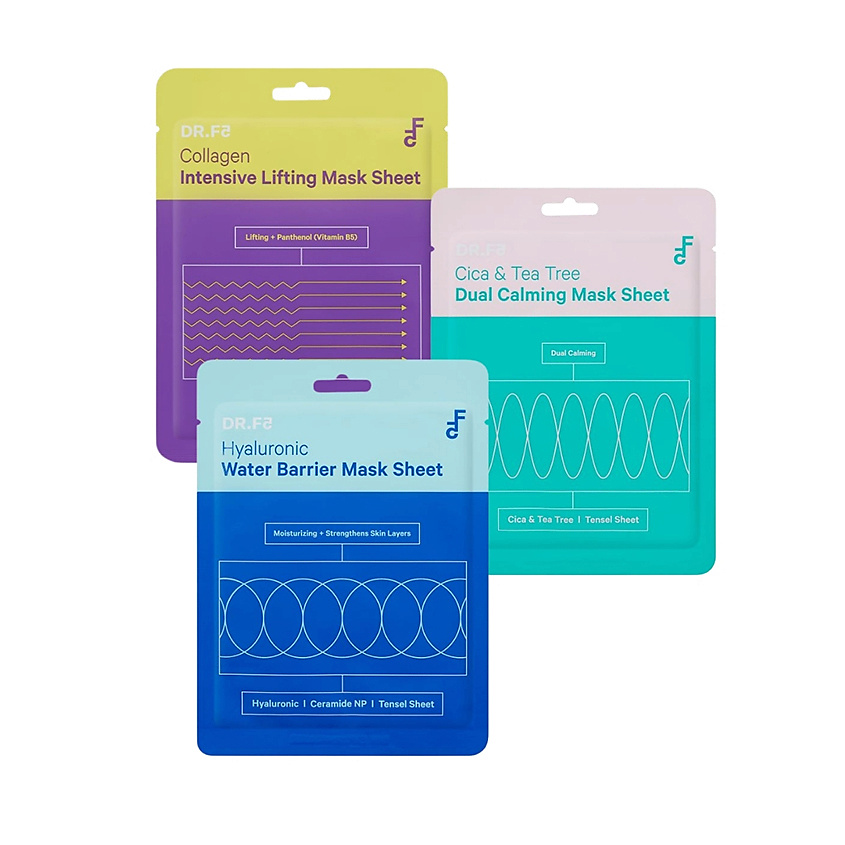 Изображение товара DR.F5 Набор масок "Наука красоты", 1 шт.