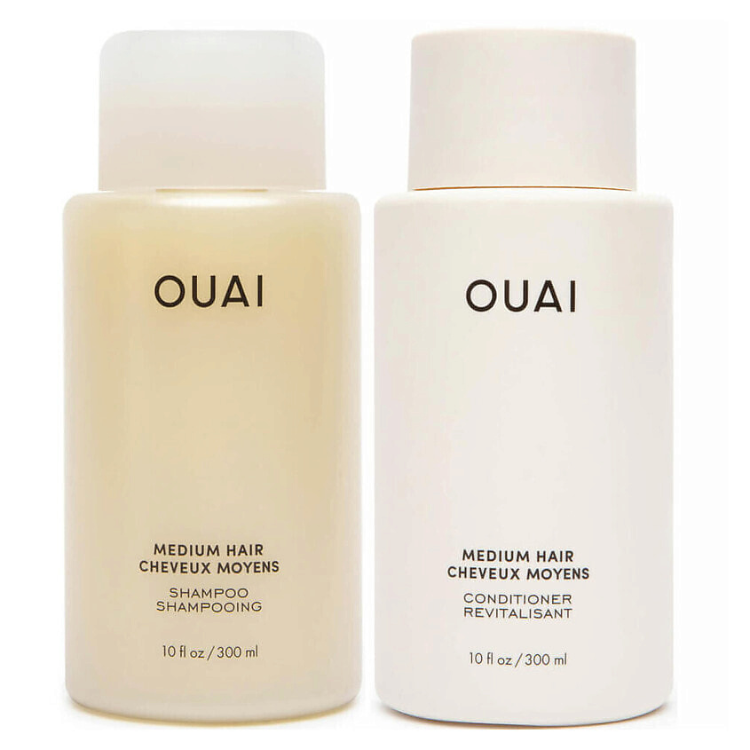 Изображение товара OUAI Шампунь + кондиционер для волос средней толщины Medium Hair Bundle, 300 мл + 300 мл