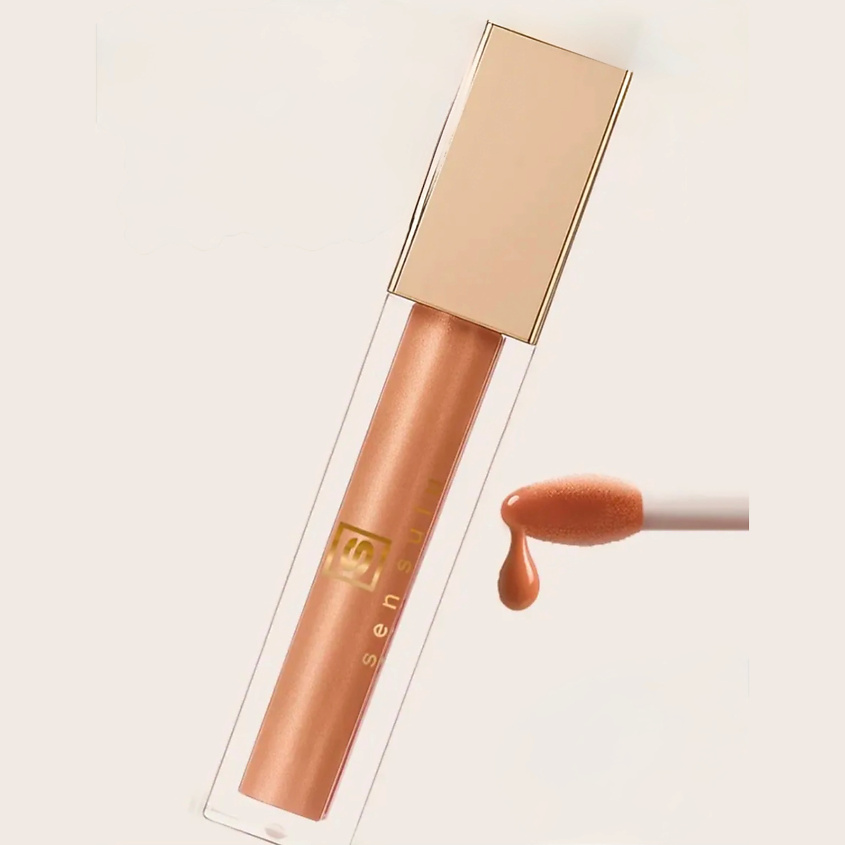 Изображение товара SEN SULU Блеск для губ, 4,5гр; цвет: золотистый; тон 01 Silk Kiss