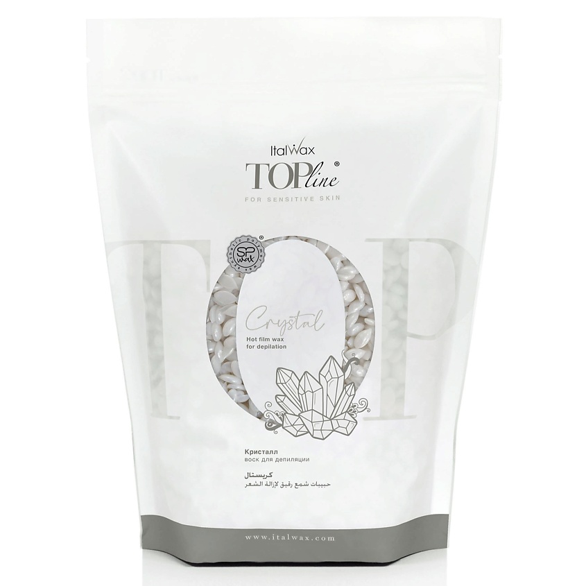 Изображение товара ITALWAX Воск горячий (пленочный) Top Line Crystal гранулы, 750 г