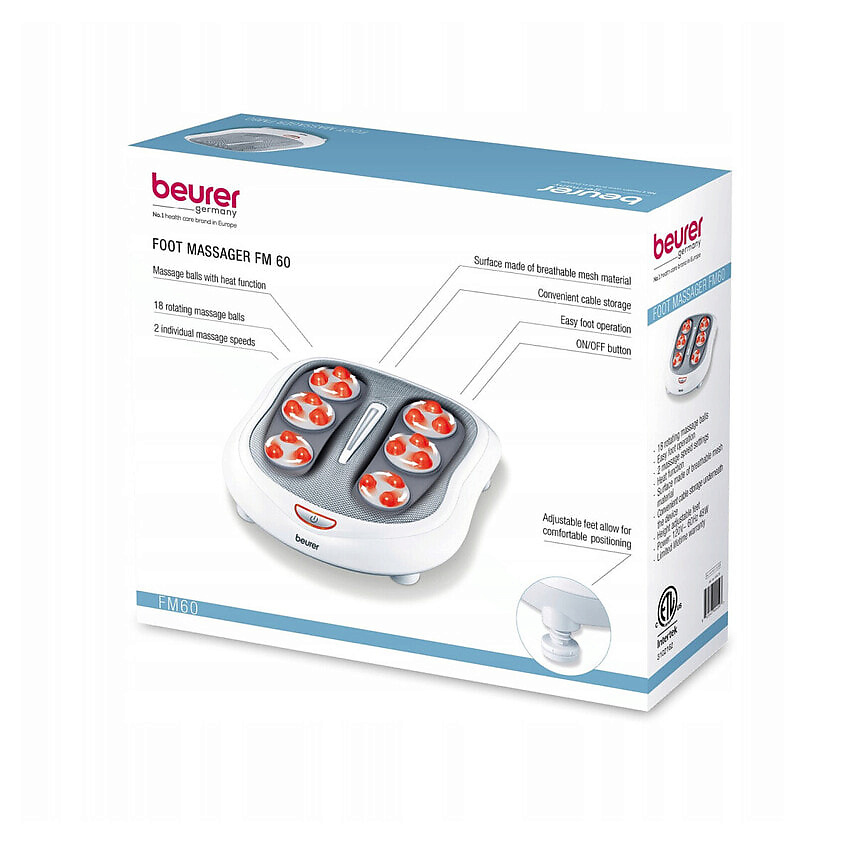 Изображение товара BEURER Массажер для ног FM 60, Серый