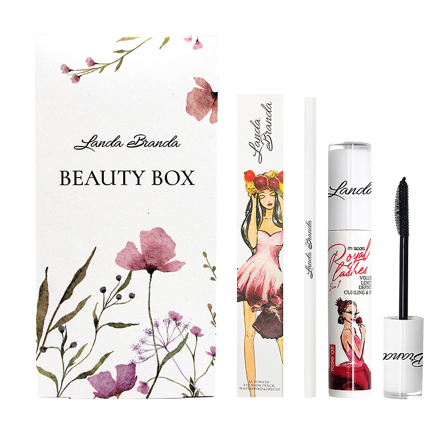 Изображение товара Подарочный набор для макияжа Royal Lashes 5 в 1 и карандаш для бровей 1,2 г