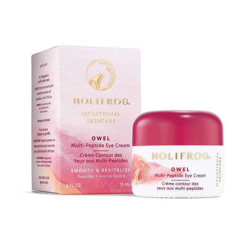 Изображение товара Крем для век HOLIFROG Owel Multi-Peptide Eye Cream 15 мл антивозрастной уход за кожей вокруг глаз