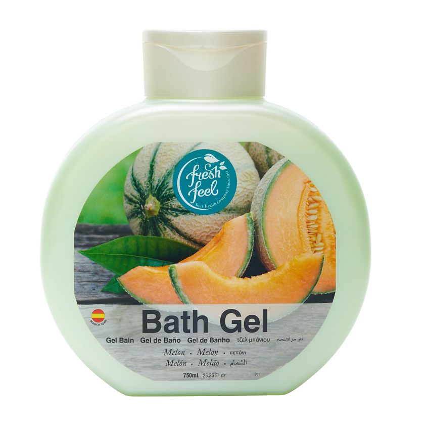 Изображение товара FRESH FEEL Гель для душа Moussel Melon, 750 мл