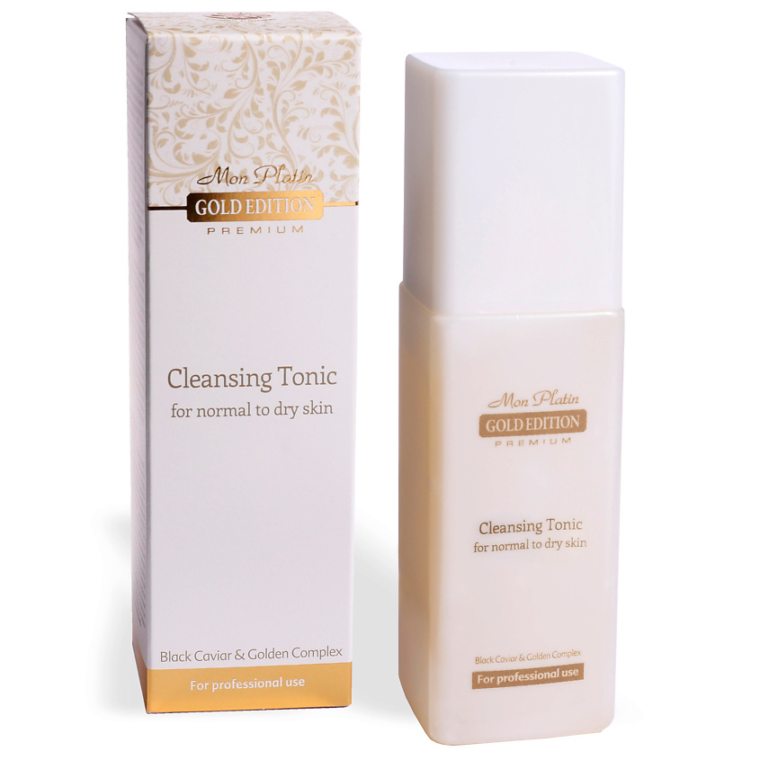 Изображение товара MON PLATIN Лосьон для лица, обогащённый экстрактом чёрной икры для сухой и нормальной кожи, 200 мл