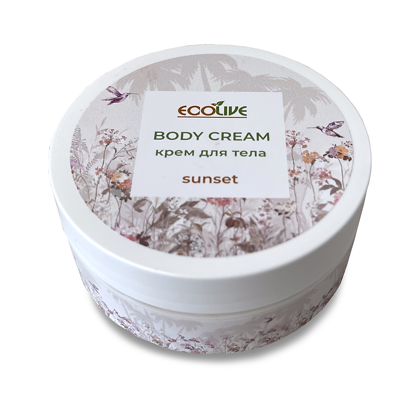 Изображение товара ECOLIVE Парфюмированный крем для тела 150 мл натуральные масла уход за кожей
