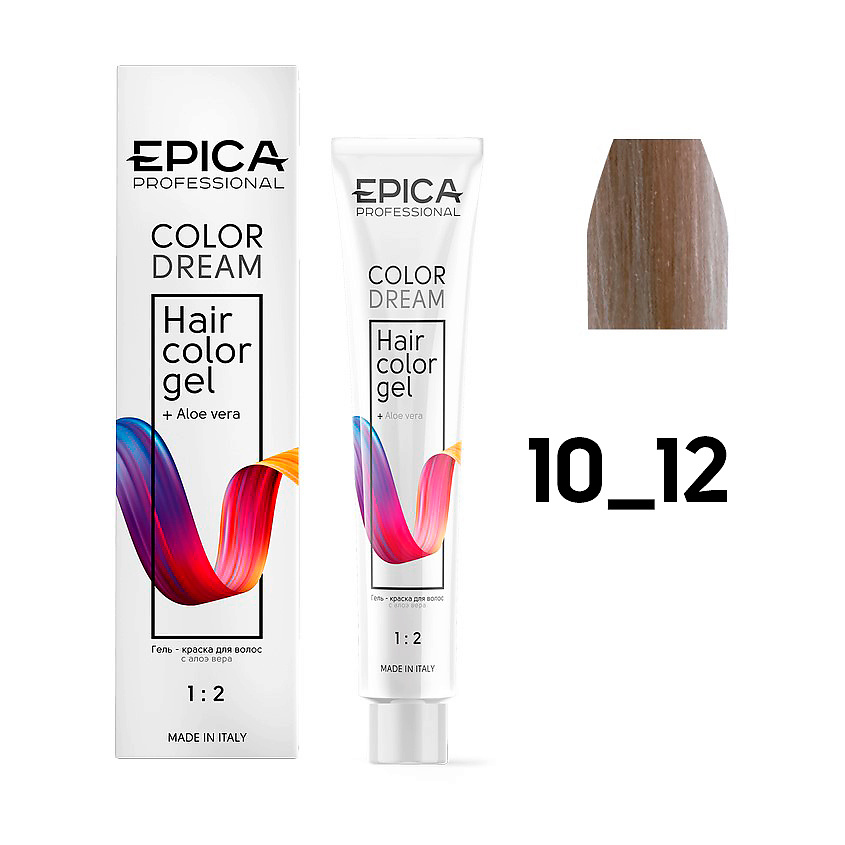 Изображение товара EPICA PROFESSIONAL Гель-краска Colordream, 10.12 светлый блондин перламутровый 100 мл