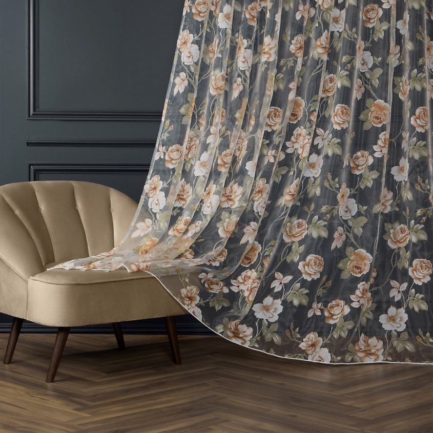 Изображение товара Тюль Вуаль Roza 300х250 мультиколор ARYA HOME COLLECTION