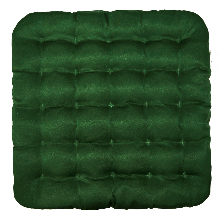 Изображение товара SMART TEXTILE Подушка - сидушка на стул с лузгой гречихи "Уют", Цвет: зеленый