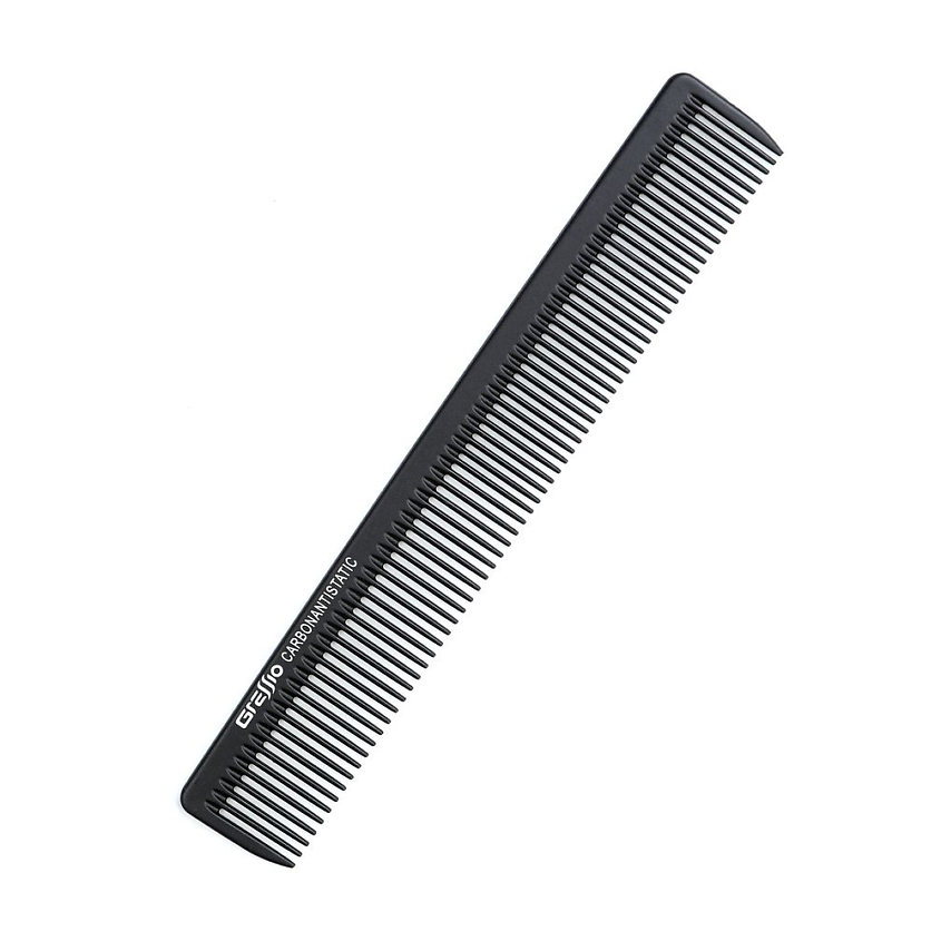 Изображение товара GRESSIO Гребень расческа карбоновая для стрижки и окрашивания волос, черный