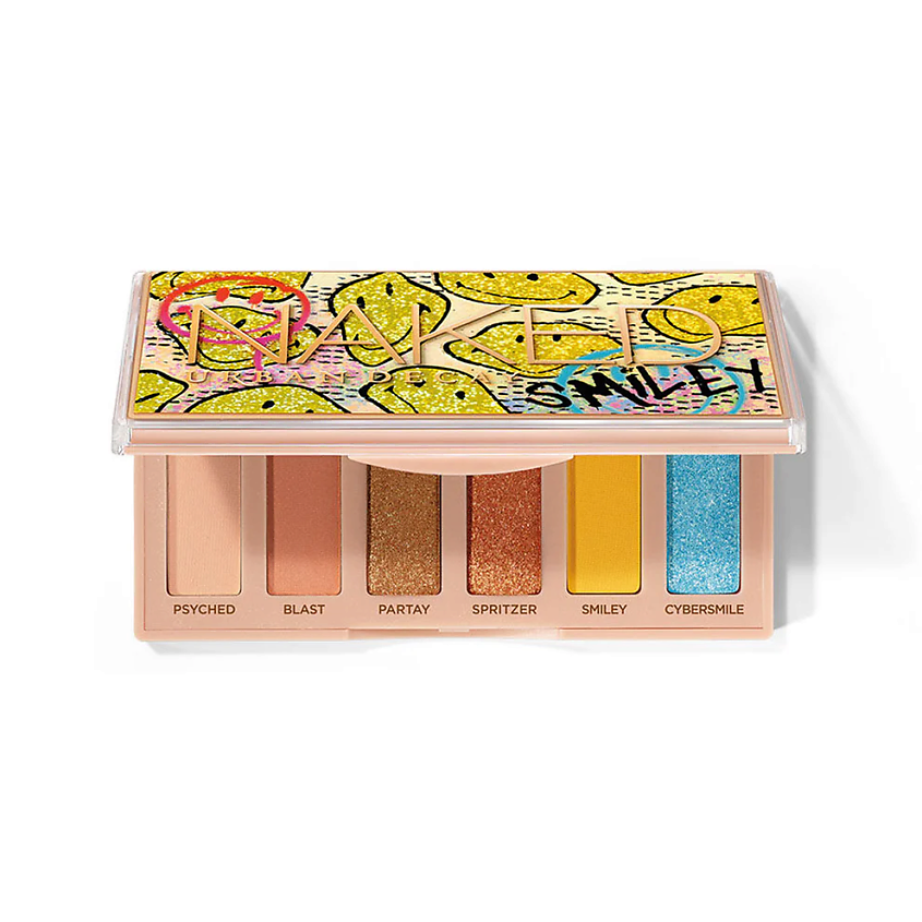 Изображение товара URBAN DECAY Лимитированная мини-палетка теней Naked Chill Happy, 6 цветов