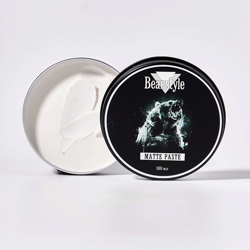 Изображение товара BEARSTYLE Матовая паста для волос мужская для укладки, 1 шт.