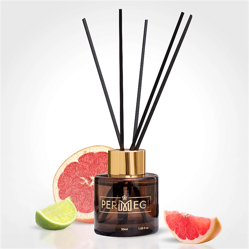 Изображение товара PERMEGI Диффузор для дома с палочками "Лайм Грейпфрукт", 50 мл
