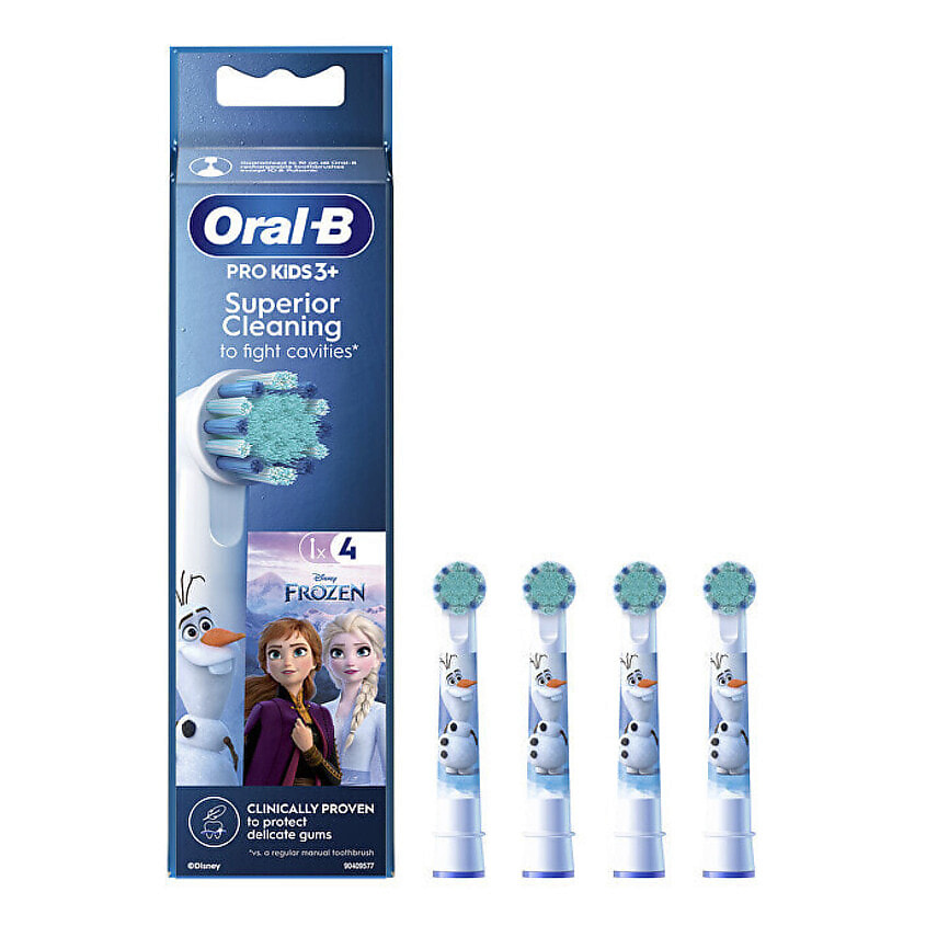 Изображение товара ORAL-B Насадки для детской зубной щетки Kids Frozen "Холодное сердце", 4 шт.