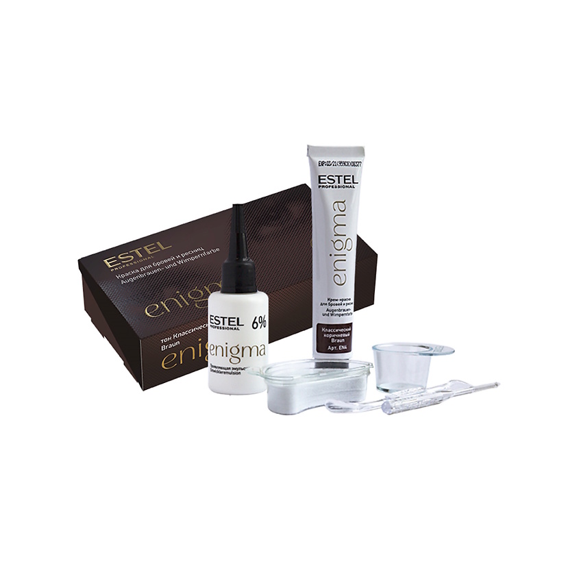 Изображение товара ESTEL PROFESSIONAL Комплект для окрашивания бровей и ресниц ENIGMA, 40 мл