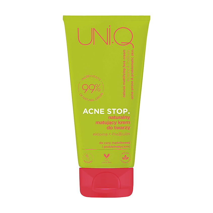 Изображение товара UNI.Q Крем для лица ACNE STOP с эктоином и лактобионовой кислотой, 75 мл