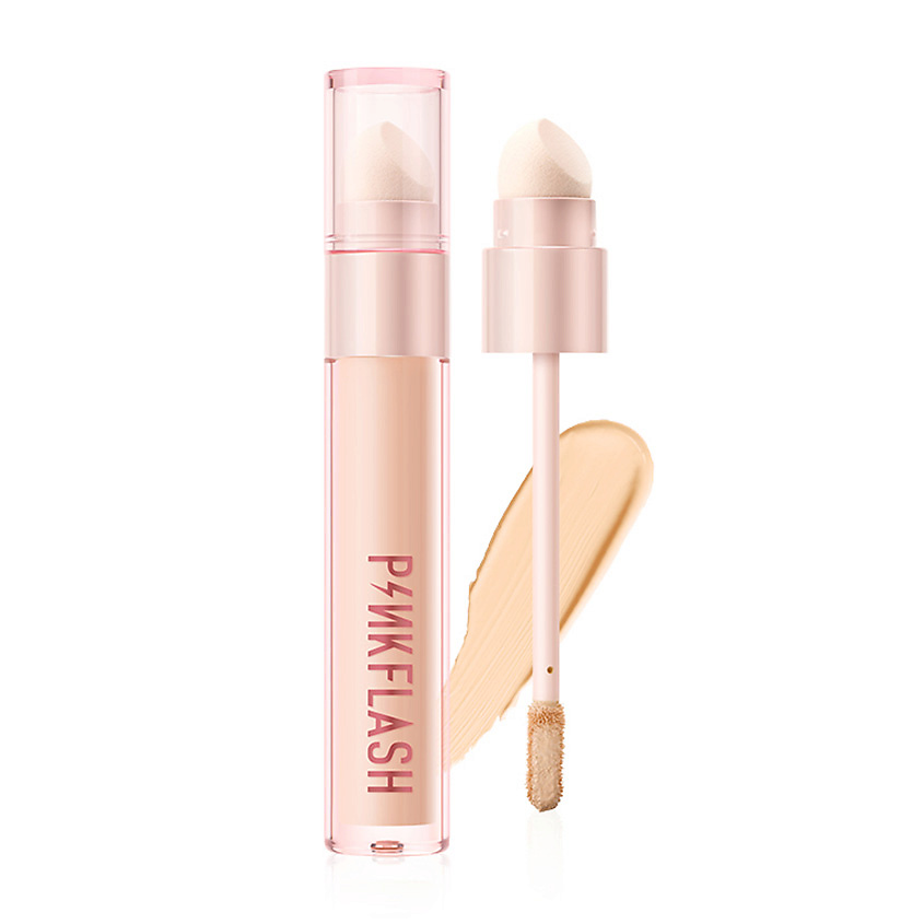 Изображение товара PINK FLASH Стойкий матовый консилер для лица, №T02 "Лососевый"