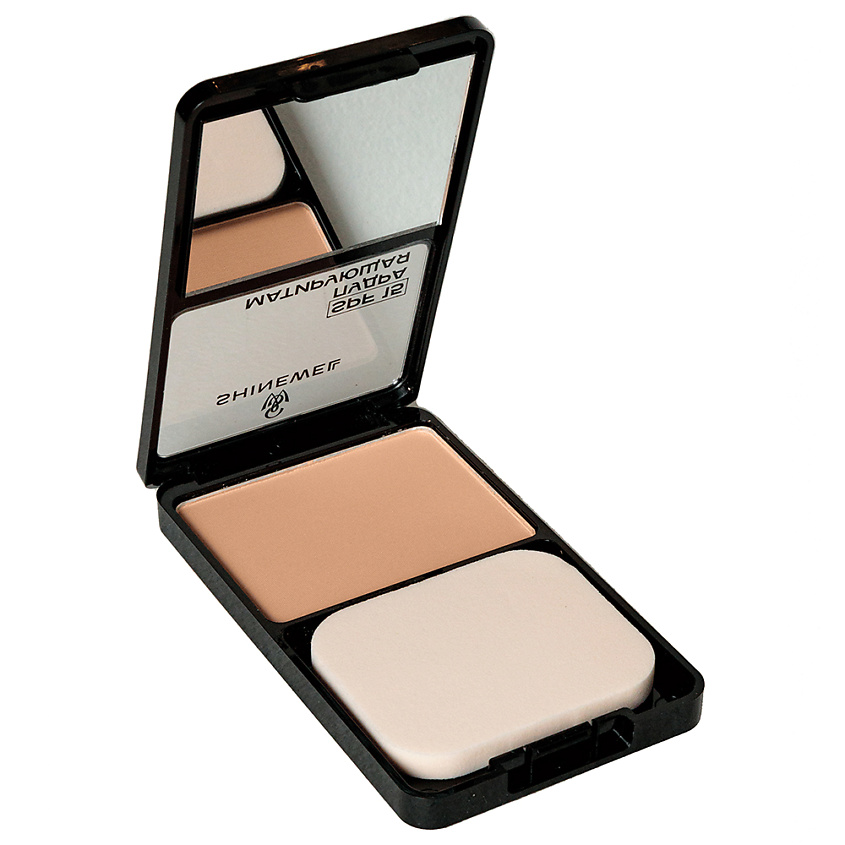 Изображение товара SHINEWELL Пудра матирующая SPF 15 компактная легкая, 03 натурально-бежевый
