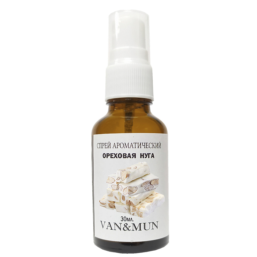 Изображение товара VAN&MUN Спрей ароматический для дома и офиса Ореховая нуга, 30 мл
