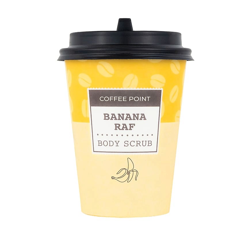 Изображение товара ЛЭТУАЛЬ Кофейный скраб для тела Banana Raf COFFEE POINT, 150 г