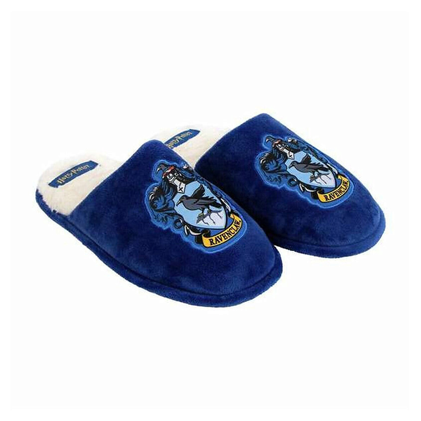 Изображение товара Домашние тапочки Harry Potter Ravenclaw с символикой дома Когтевран 44-45 синего цвета