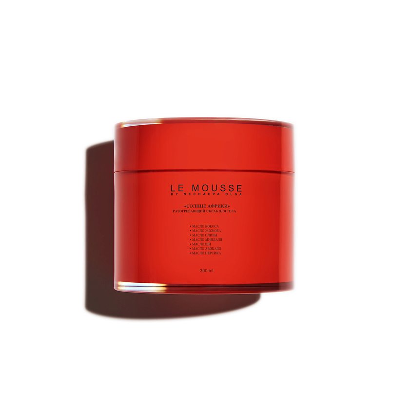 Изображение товара LE MOUSSE BY NECHAEVA OLGA Разогревающий скраб для тела "Солнце Африки", 300 мл