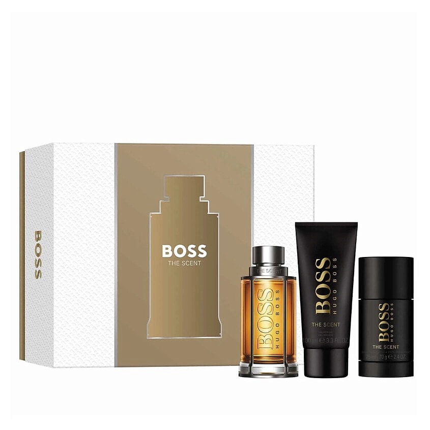 Изображение товара Набор парфюмерии Boss The Scent For Man 3 предмета 100 мл + 100 мл + 75 мл