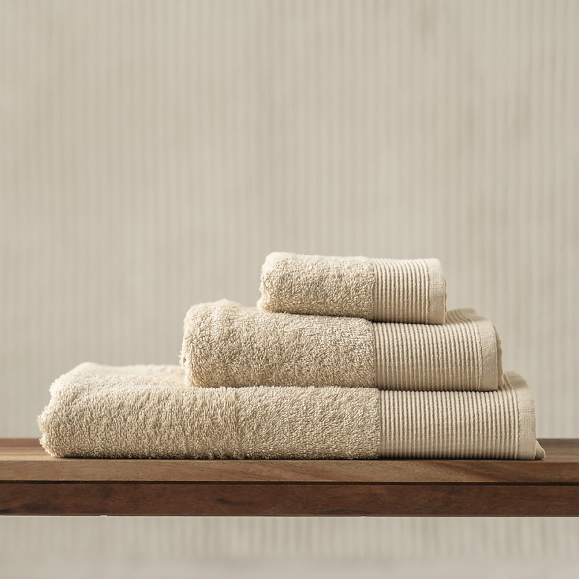 Изображение товара Махровое полотенце PASIONARIA Плейн 30х50 см кремовое