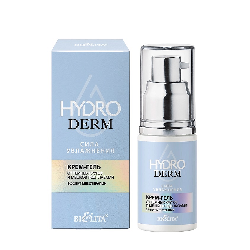 Изображение товара БЕЛИТА Крем-гель от темных кругов и мешков "Эффект мезотерапии" HydroDERM. Сила Увлажнения, 30 мл