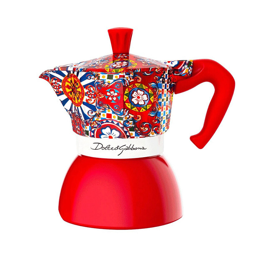 Изображение товара BIALETTI Кофеварка Italian Coffee Pot D&G RED 4T, Красный