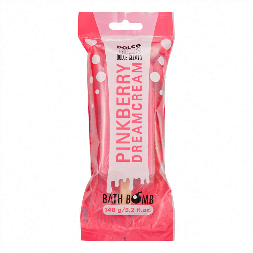 Изображение товара DOLCE MILK Бурлящее Эскимо PINKBERRY DREAM CREAM, 148 г